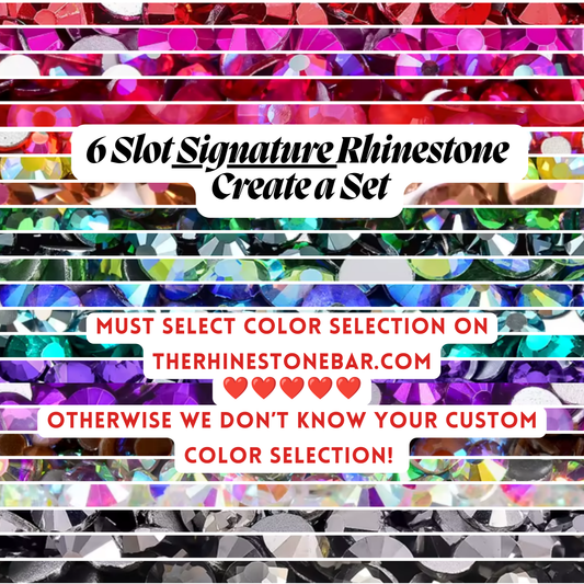 6 Slot Signature Rhinestone Set